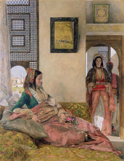 Leben im Harem, Kairo von John Frederick Lewis